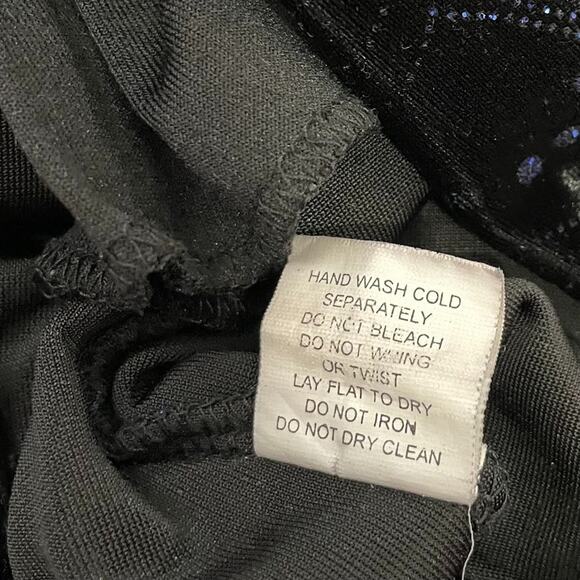 Black Velvet Blue Sparkle Layered Wrap Top Size XL Dark Romantic Whimsigoth - Picture 8 of 11